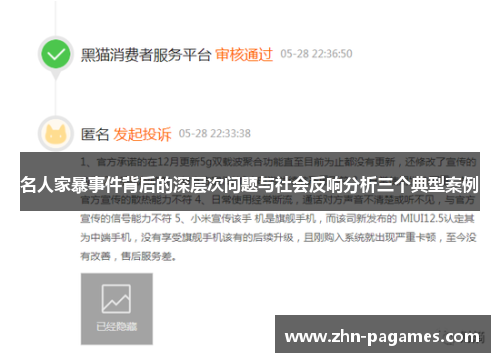 名人家暴事件背后的深层次问题与社会反响分析三个典型案例